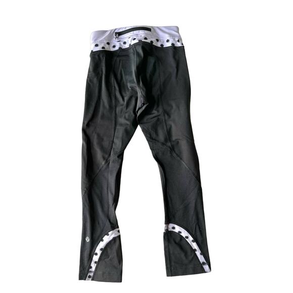 Lululemon Run Inspire Crop II Dot Leggings Size 2 - Picture 4 of 12